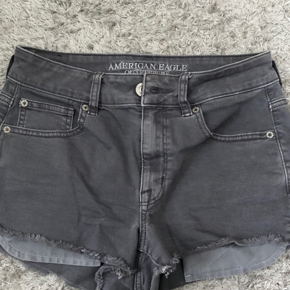 American Eagle High-Rise Stretch Denim Shorts - Picture 5 of 5